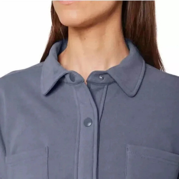 Mondetta Cozy Warm Fleece Button Up Shirt Jacket Medium - Picture 12 of 15